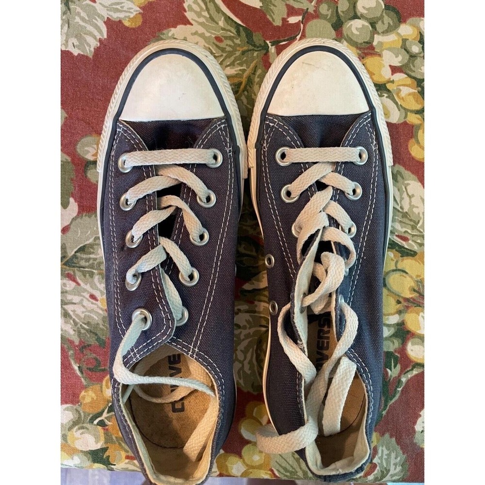 Converse All Star Low Top Navy Blue Canvas Shoes Mens 4 Womens 6